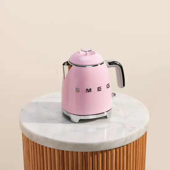 Smeg 50's Style Electric Mini Pink Kettle