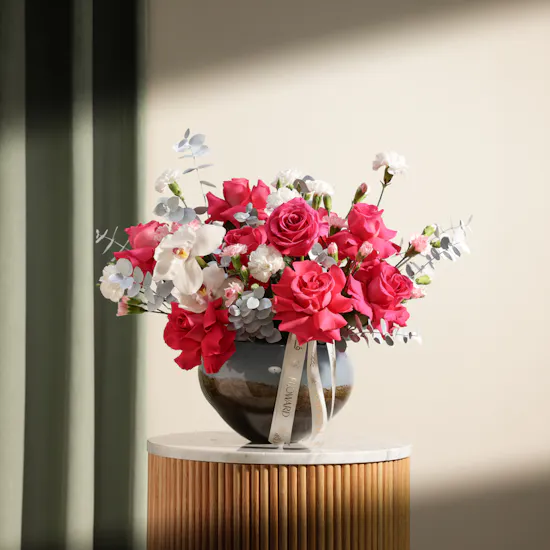 Ivory Garden Flower Vase