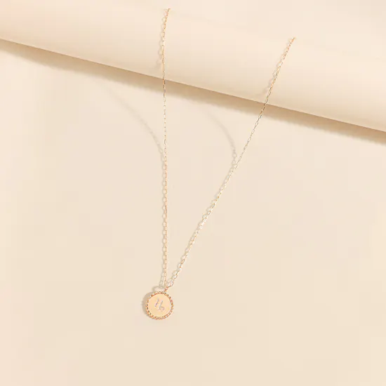 Midad Capricorn Gold Necklace with Diamond