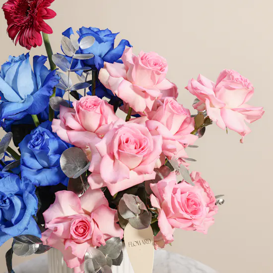 Majestic Harmony Flowers Vase