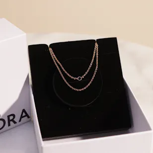 Pandora Classic Cable Chain Rose Gold Necklace Pandora Classic Cable Chain Rose Gold Necklace