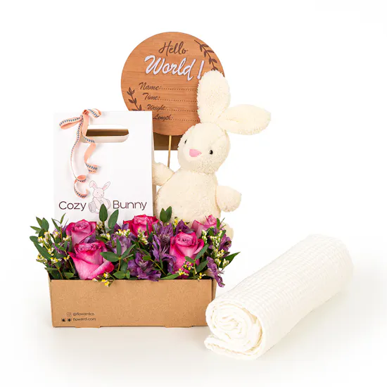 Cozy Bunny White Collection | Flowers