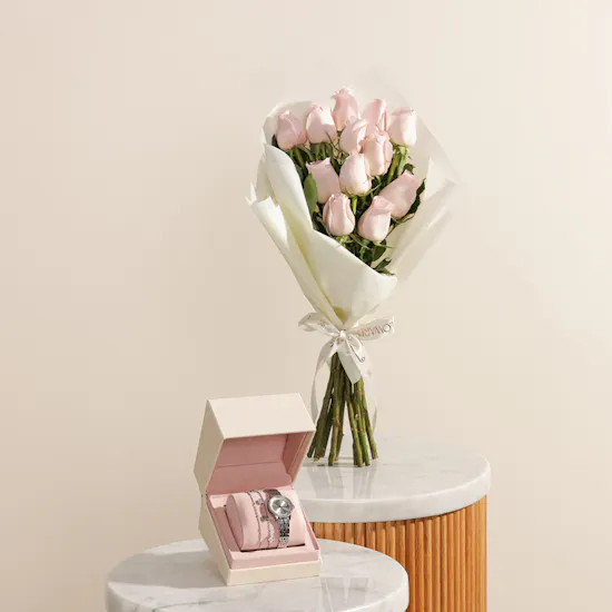 Dici Milano Cosima Silver Women's Watch Set | Joyful Grace Flower