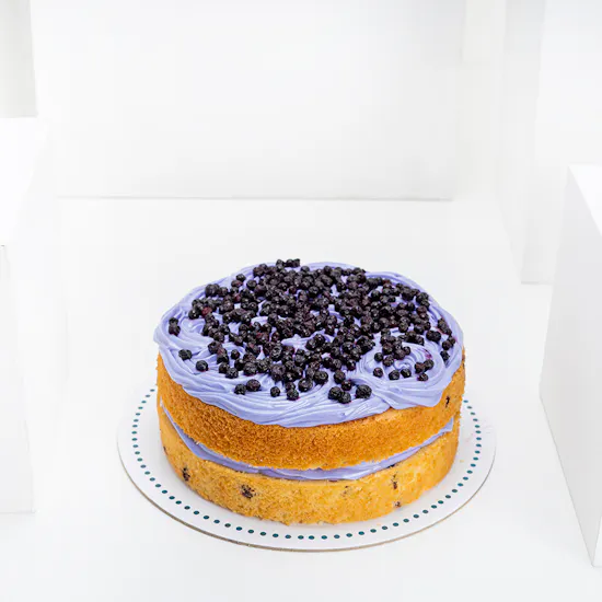 Yara's Corner Lemon Blueberry Cake | Yellow Roses Bouquet