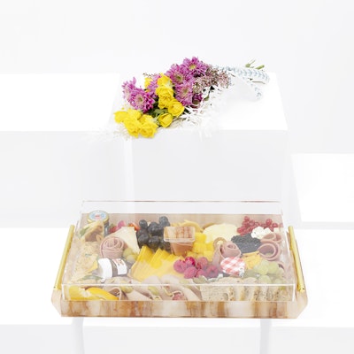 Floward Cheese and Fruits  Plate | Flowers