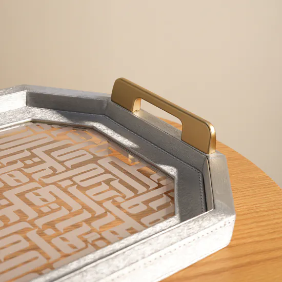 Dimlaj Dar Silver Serving Tray
