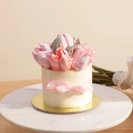 Sweet Atelier Flower Small Cake | Royal Flowers Bouquet