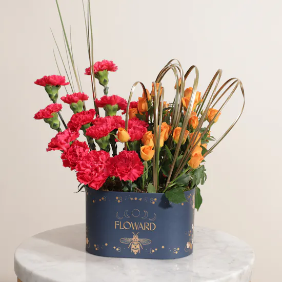 Mubkhar Provence Breeze Reed Diffuser | Light Whisper Flower Box