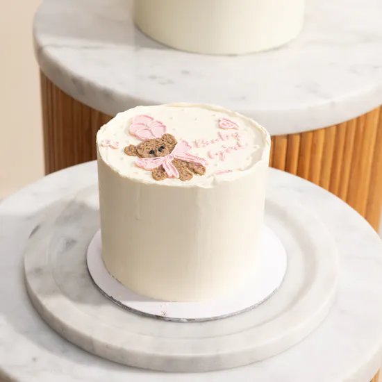 Floward Baby Girl Bento Cake | Pink Pretty Roses