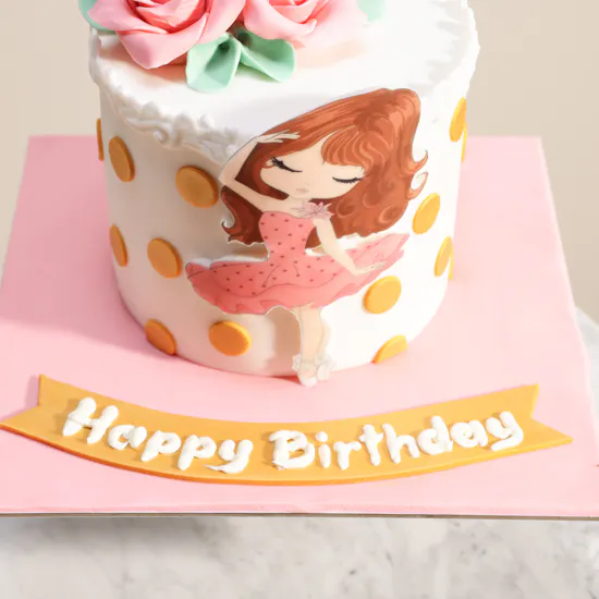 Floward Happy Birthday Princess Cake