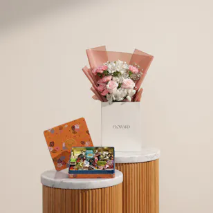 Venchi Murrine Maxi Assorted Chocolates Orange Tin Box | Sweet Moment's Flowers