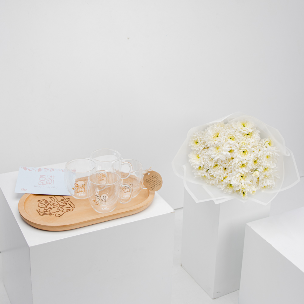 Tip Set | The Soul of The Heart |  White Chrysanthemum