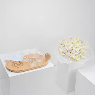 Tip Set | The Soul of The Heart |  White Chrysanthemum