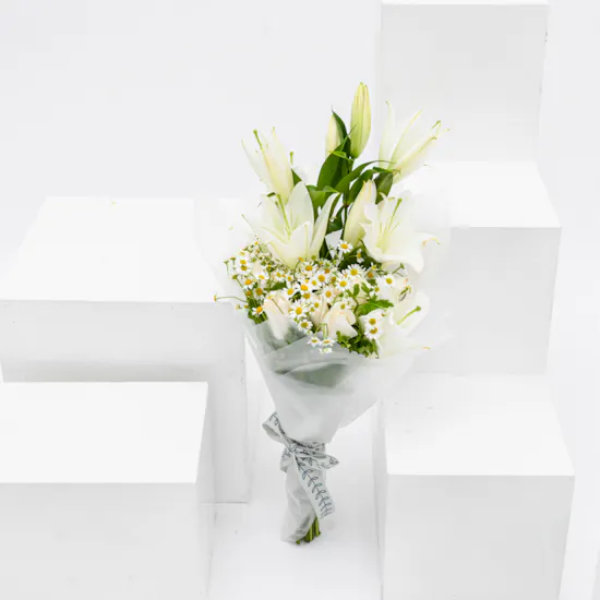 White Spring Bouquet