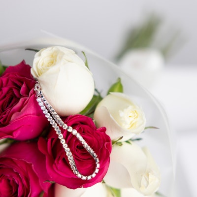 Lotus Women’s Silver Bracelet | Roses Bouquet 