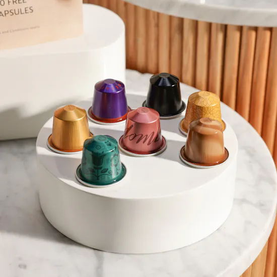 Nespresso Essenza Mini D30 Black Coffee Machine with Capsules