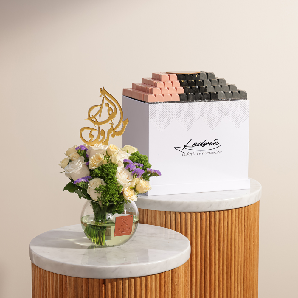 Le Doré Congratulations Chocolate Box | Delicate Flowers