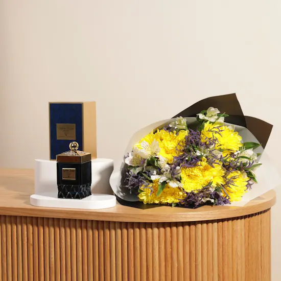 Ibrahim Al-Qurashi Maamoul Bakhoor | Yellow Flowers