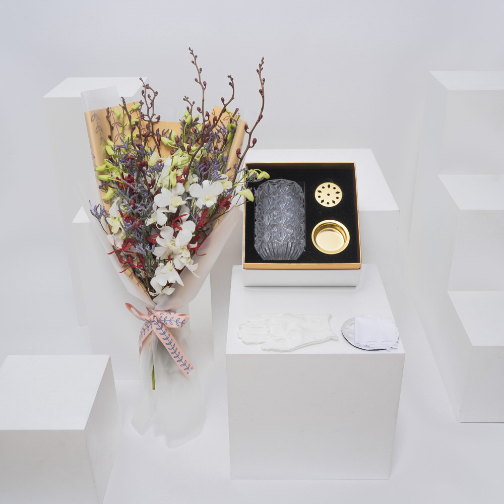 مبخرة الاحجار الكريستالية من ابراهيم القرشي | زهور مذهلة