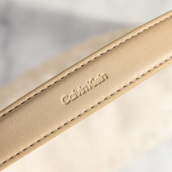 Calvin Klein Pleat Monogram Logo Natural Aop Women’s Shoulder Bag
