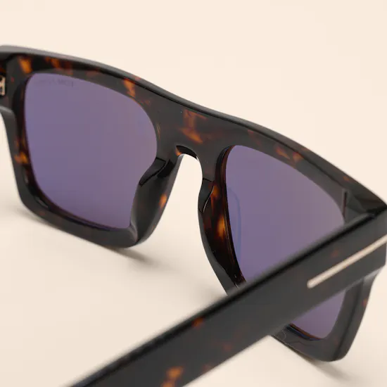 Tom Ford Cyrus Square Dark Havana Men's Sunglasses