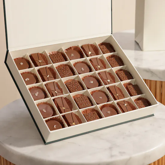 Floward Essence of Joy Medium Chocolate Box | Spark Flower Bouquet