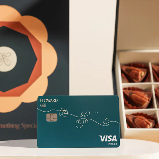 Floward Card 50 KWD and Chocolates | Happy Birthday Balloons and Flower