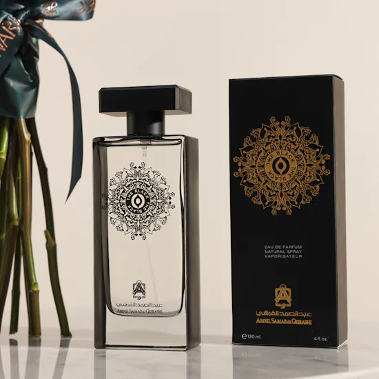 عطر ذا بلاك للرجال من عبدالصمد القرشي | باقة جوري برتقالي فاتح