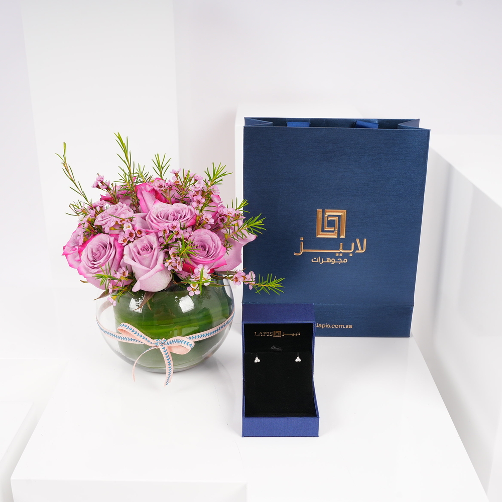 أقراط ألماس من لابيز | جوري 