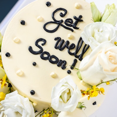 Get Well Soon Cake | Bright Flowers