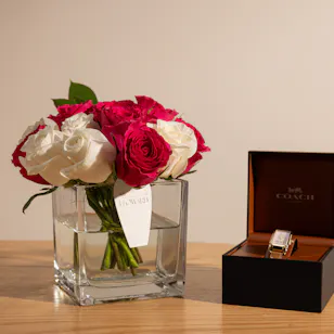 Coach Brown Cadie Watch for Women | Rose Bouquet