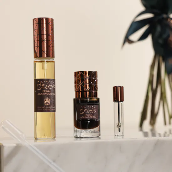 Abdul Samad Al Qurashi Fawah Agarwood Oil Set | Pure Flowers Bouquet