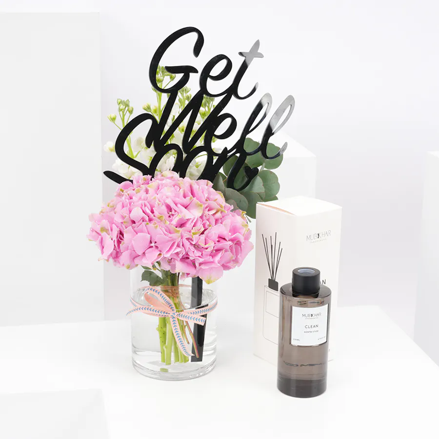Mubkhar Clean Scented Sticks 220ml | Get Well Soon Flowers Vase 2
