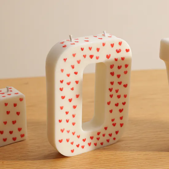 Melosa Love Word Candle