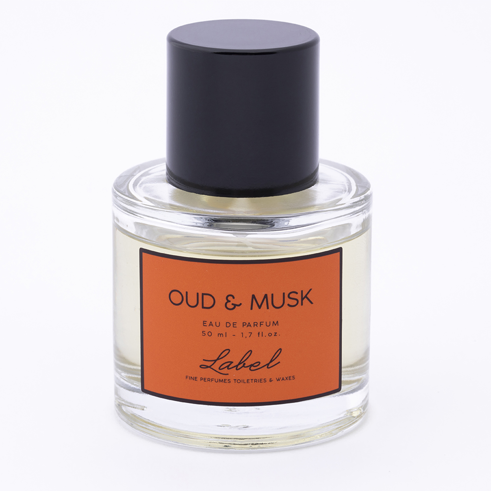 oud and musk label