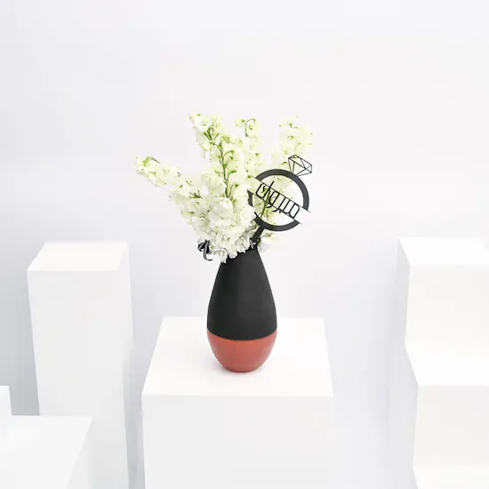 Delphiniums Wedding Vase