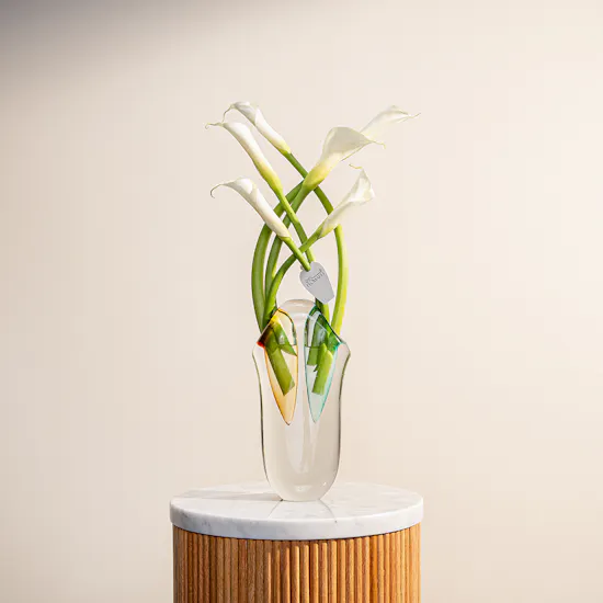 Enchanting White Calla Vase
