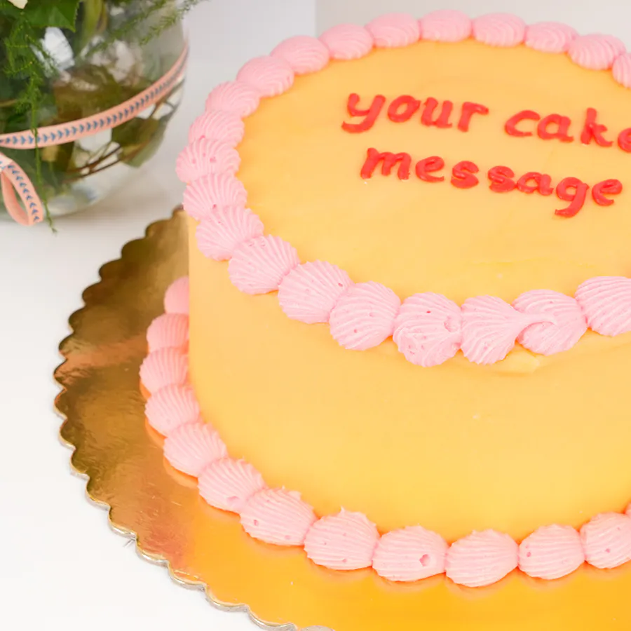 Helen's Bakery Personalized Chocolate Cake | Spring Vase 2
