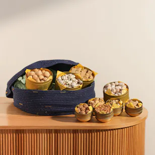 Nagwa Arabic Sweet Tin Boxes Basket