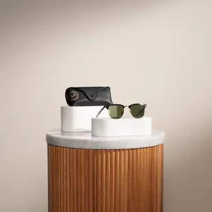 Ray Ban Clubmaster Aluminum Sunglasses 