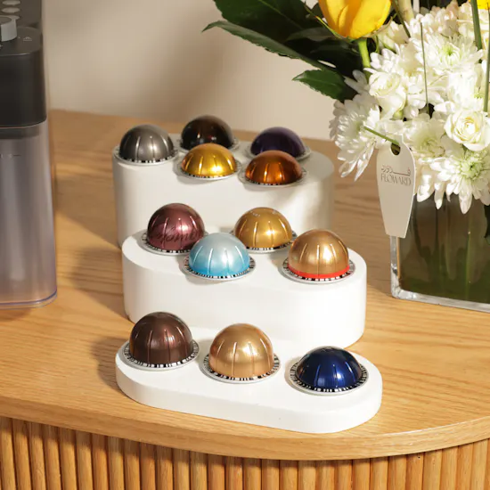 Nespresso Vertuo Lattissima Black Coffee Machine | Petals & Dreams Vase