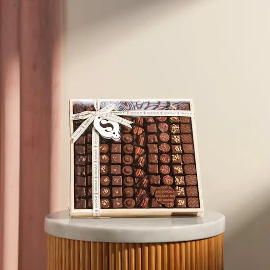Soucolat Grand Chocolate Collection Wood Tray