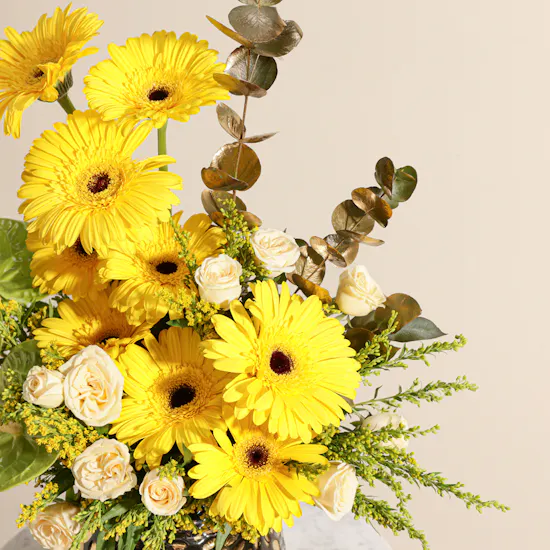 Moonlit Charm Flowers Vase