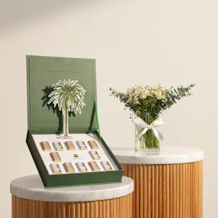 Abucci Founding Day Chocolate Box | Spring Chamomile Flower Vase 
