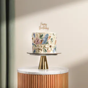 Floward Happy Birthday Vanilla Cake  