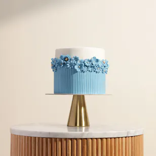 Floward Blue Blossom Cake