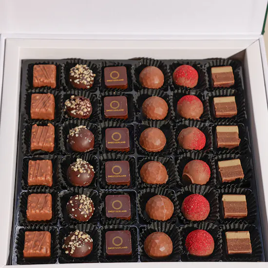 Sweetzerland Prestige Green Chocolate Box