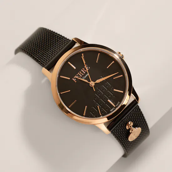 Ferre Milano Classic Black Round Women’s Watch