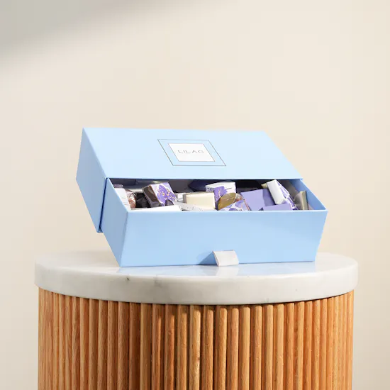 Lilac Eid Wrapped Chocolate Box