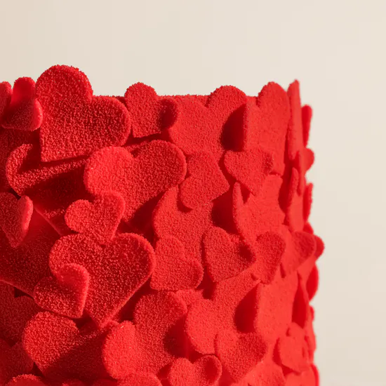 Sweetylicious Layered Red Hearts Cake